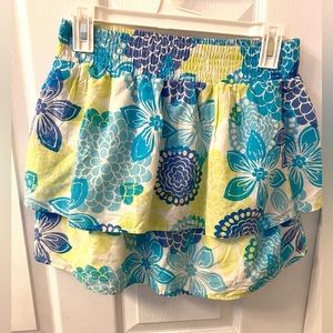 Aeropostale Floral Ruffle Mini Skirt